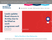 Tablet Screenshot of northerngasnetworks.co.uk
